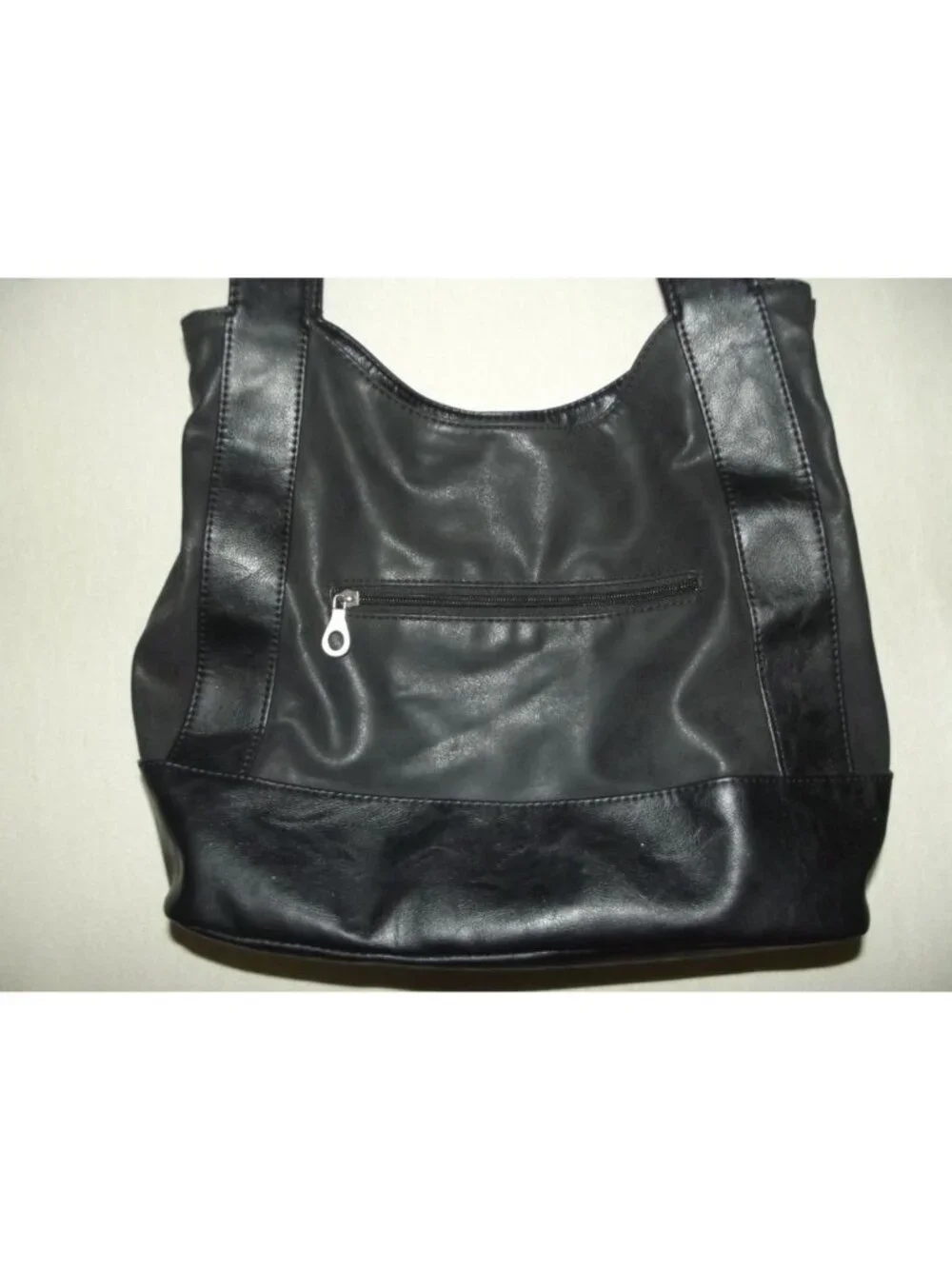 Relic by Fossil Shoulder Bag Black Leather Hobo Purse